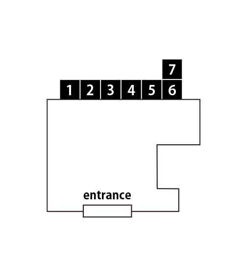 しろふわランドリー笹塚北店レイアウトマップ
