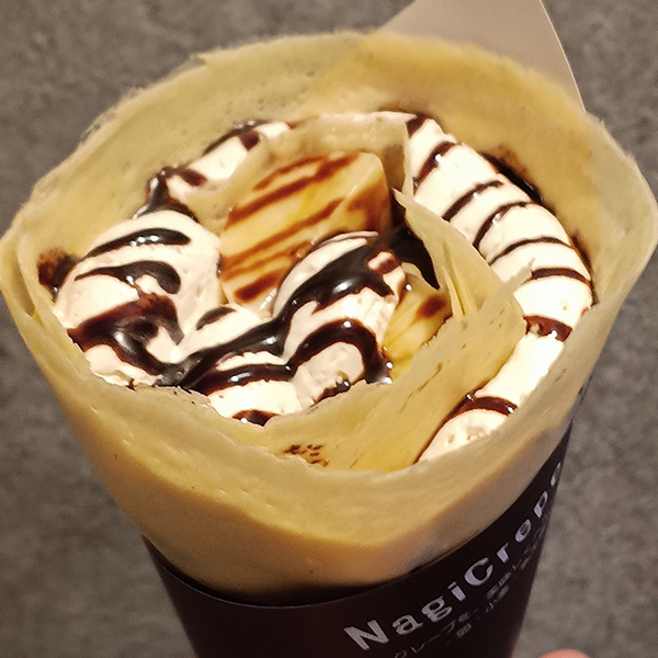 しろふわランドリー アイスクレープ
