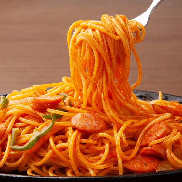 しろふわランドリー 喫茶店のナポリタン