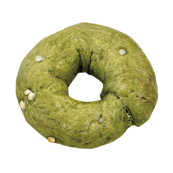 しろふわランドリー カフェ　ベーグル 抹茶